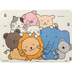Multicolored Bedroom Rug Relaxing Animal Pattern Rug Synthetic Stain Resistant Non-Slip Indoor Rug