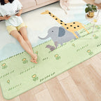 Multicolored Bedroom Rug Relaxing Animal Pattern Rug Synthetic Stain Resistant Non-Slip Indoor Rug