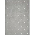 Colorful Kids Room Rug Comfort Polka Dot Print Rug Cotton Blend Pet Friendly Washable Rug