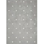 Colorful Kids Room Rug Comfort Polka Dot Print Rug Cotton Blend Pet Friendly Washable Rug