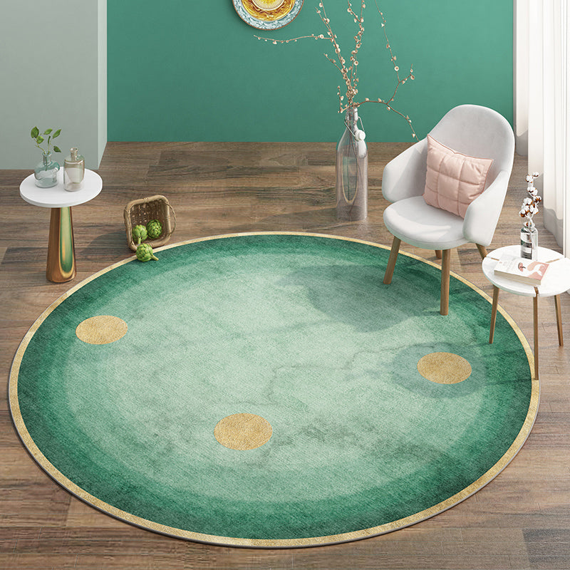 Casual Minimalist Area Rug Multi-color Geometric Pattern Carpet Anti-slip Backing Carpet for Bedroom
