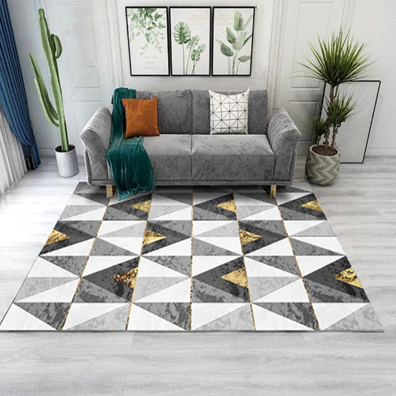 Living Room Rug Western Abstract Pattern Rug Polypropylene Rug
