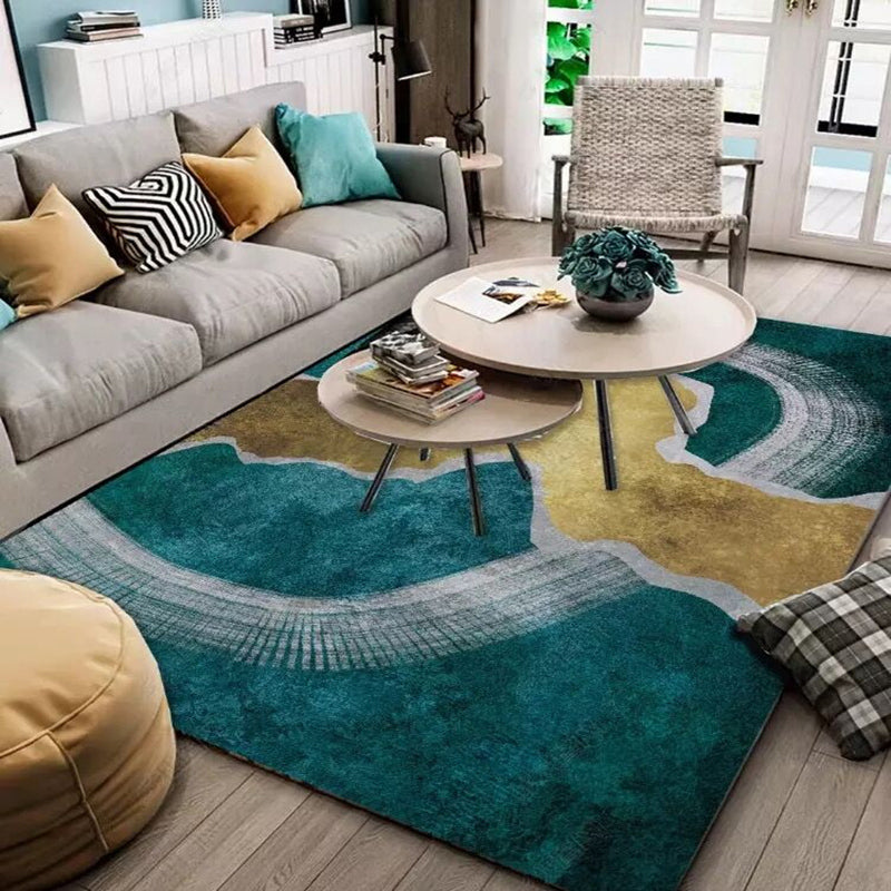 Living Room Rug Western Abstract Pattern Rug Polypropylene Rug