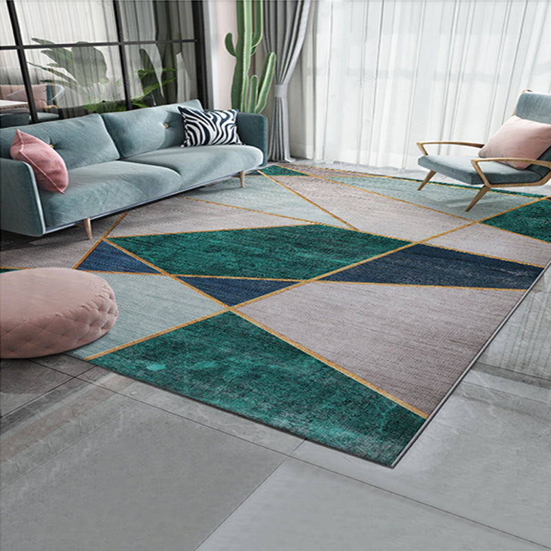 Living Room Rug Western Abstract Pattern Rug Polypropylene Rug