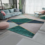 Living Room Rug Western Abstract Pattern Rug Polypropylene Rug