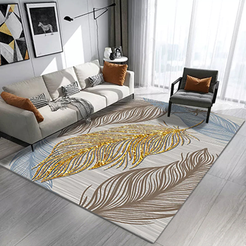 Living Room Rug Western Abstract Pattern Rug Polypropylene Rug