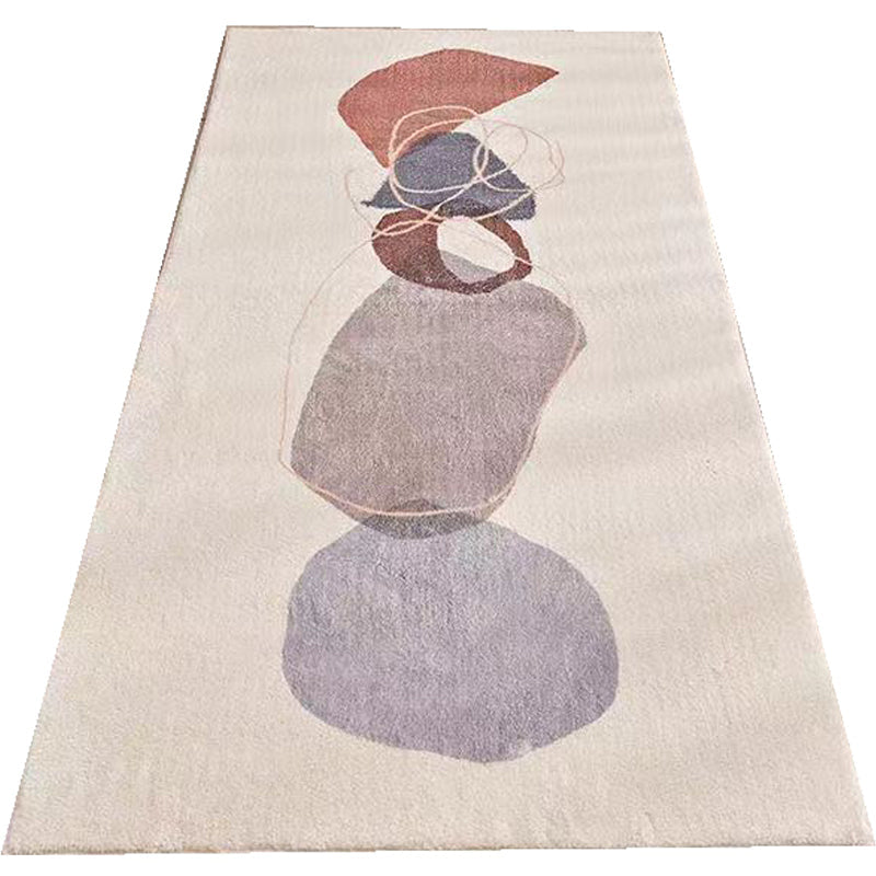 Southwest Bedroom Carpet Multi-colored Cartoon Printed Area Rug Synthetic Non-slip Rug Machine Washable Rug
