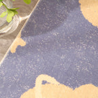 Beautiful children's room carpet Multicolored cartoon print area rug synthetic non-slip backing pet-friendly carpet