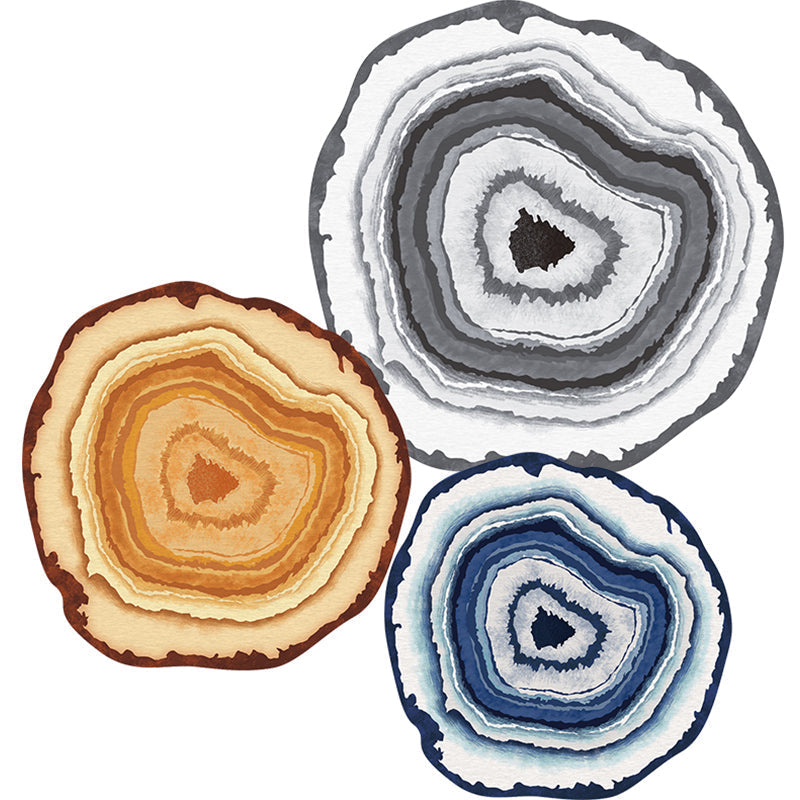 New Arrival Multicolored Nordic Rug Synthetic Geometric Pattern Rug Non-Slip Stain Resistant Rug for Bedroom