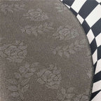 Casual 3D Geo Rug Black-White Creative Area Rug Polyester Non-Slip Back Machine Washable Indoor Rug for Bathroom