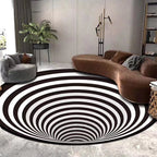 Scandinavian decorative carpet Multicolored 3D check carpet Polypropylene Easy care Machine washable carpet