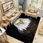 Multicolored Children's Room Rug Unique 3D Animal Area Rug Polyester Pet-Friendly Non-Slip Washable Rug