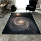Calming Kids Rug Multicolor 3D Starry Sky Pattern Rug Polypropylene Non-slip Machine Washable Rug