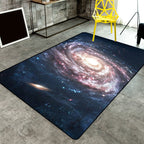 Calming Kids Rug Multicolor 3D Starry Sky Pattern Rug Polypropylene Non-slip Machine Washable Rug