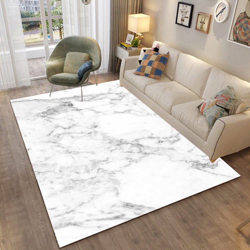 Colorful Relaxation Area Rug Cotton Blend Cartoon Pattern Indoor Rug Machine Washable Non-Slip Rug for Décor