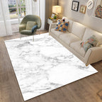 Colorful Relaxation Area Rug Cotton Blend Cartoon Pattern Indoor Rug Machine Washable Non-Slip Rug for Décor