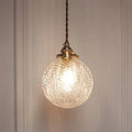 GlobeLight - Industrial Pendant Light with Clear Glass Housing