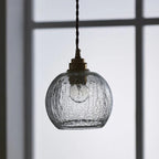 GlobeLight - Industrial Pendant Light with Clear Glass Housing