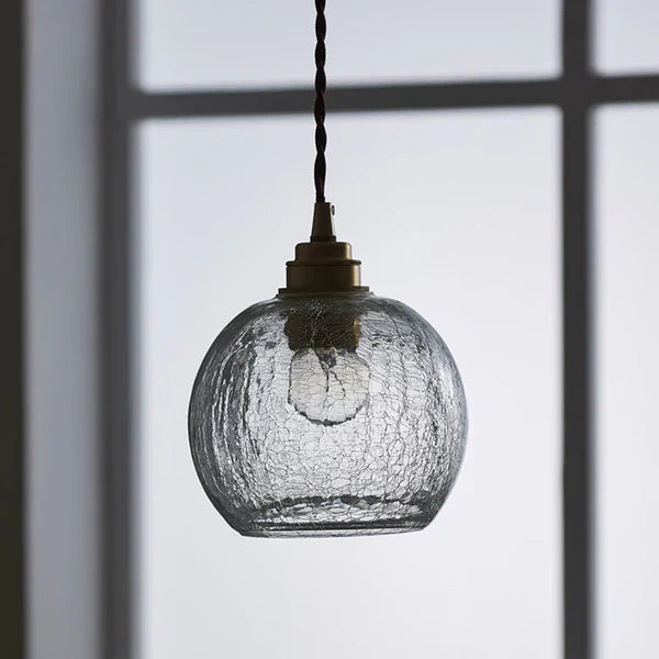 GlobeLight - Industrial Pendant Light with Clear Glass Housing