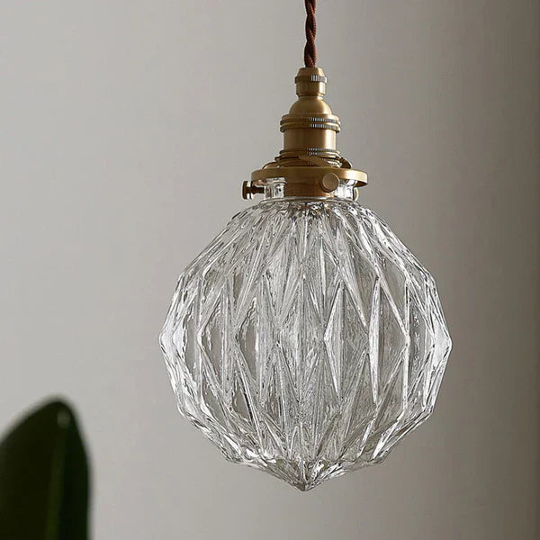 GlobeLight - Industrial Pendant Light with Clear Glass Housing