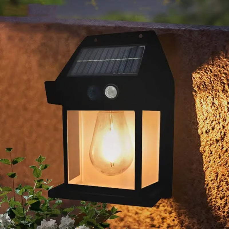 Elegant Outdoor Solar Wall Light with Motion Sensor
