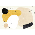 Simple Decorative Carpet Multicolor Abstract Area Rug Synthetic Non-Slip Pet-Friendly Carpet