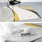 Simple Decorative Carpet Multicolor Abstract Area Rug Synthetic Non-Slip Pet-Friendly Carpet
