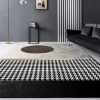 Multi-Color Living Room Carpet Casual Geometric Print Indoor Carpet Polypropylene Pet-Friendly Washable Carpet