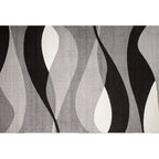 Simple multicolor abstract rug synthetic modern area rug non-slip pad pet-friendly rug for the living room