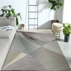 Western Geo Printed Rug Multicolor Synthetic Rug for Indoor Machine Washable Non-Slip Back Rug for Room