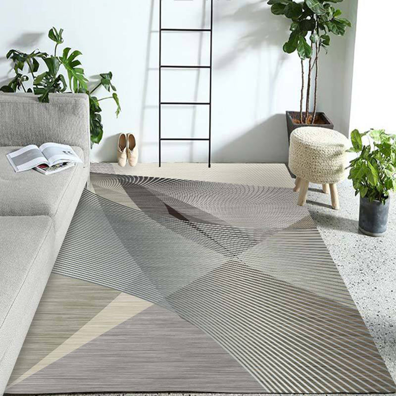 Western Geo Printed Rug Multicolor Synthetic Rug for Indoor Machine Washable Non-Slip Back Rug for Room