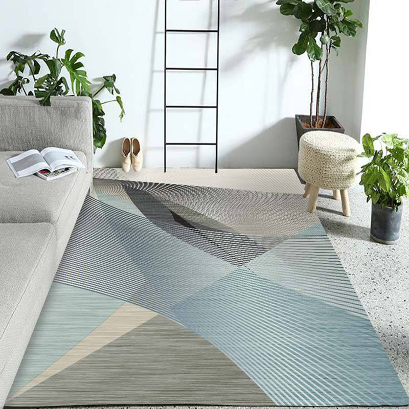 Western Geo Printed Rug Multicolor Synthetic Rug for Indoor Machine Washable Non-Slip Back Rug for Room