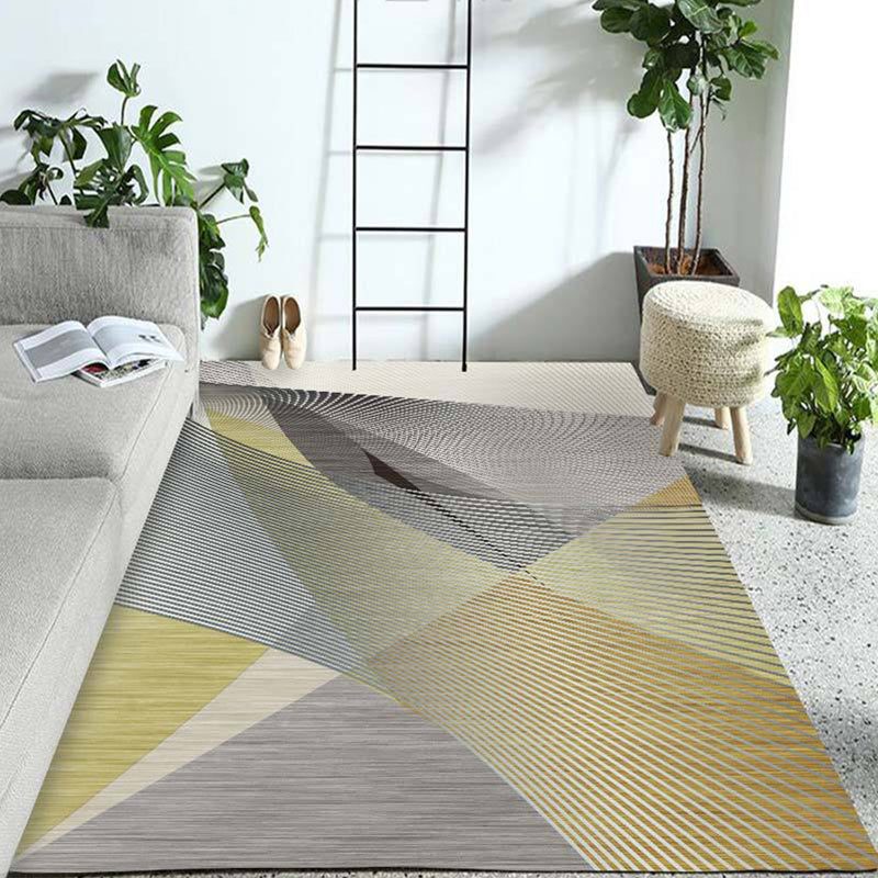 Western Geo Printed Rug Multicolor Synthetic Rug for Indoor Machine Washable Non-Slip Back Rug for Room