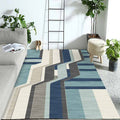 Western Geo Printed Rug Multicolor Synthetic Rug for Indoor Machine Washable Non-Slip Back Rug for Room