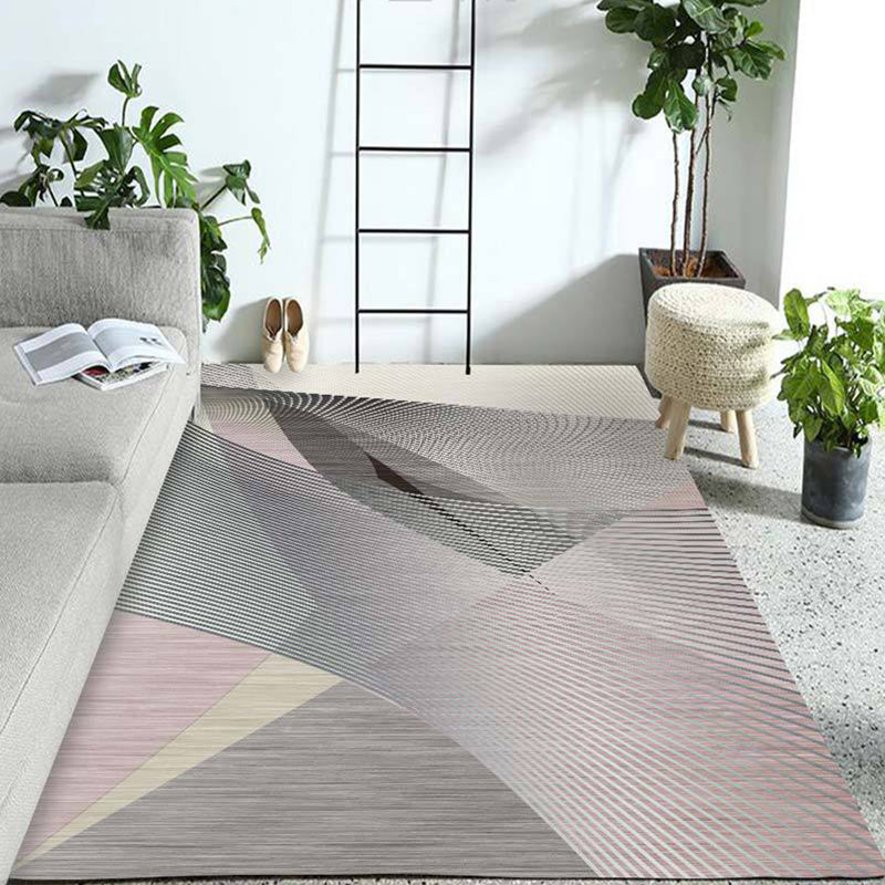 Western Geo Printed Rug Multicolor Synthetic Rug for Indoor Machine Washable Non-Slip Back Rug for Room