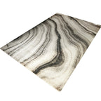 Nordic Living Room Rug Multicolored Abstract Print Area Rug Polyester Easy Care Machine Washable Indoor Rug