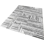 Multicolored Western rug Polypropylene Abstract print rug Easy care Pet-friendly rug for the bedroom