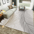 Luxury Living Room Rug Multi Color Plant Indoor Rug Synthetic Easy Care Machine Washable Rug