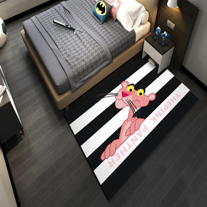 Western garden printed carpet multicolored polyester carpet with non-slip backing stain-resistant indoor carpet for bedroom