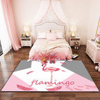 Western garden printed carpet multicolored polyester carpet with non-slip backing stain-resistant indoor carpet for bedroom