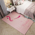 Western garden printed rug Multicolor Polyester rug with non-slip backing Stain-resistant indoor rug for bedroom