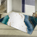 Glam Home Decoration Rug Multicolored Abstract Print Rug Polypropylene Non-Slip Back Easy Care Rug
