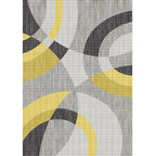 New geometric carpet multicolor polyester carpet pet-friendly stain-resistant indoor carpet for living room