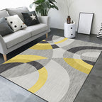 New Product Geometric Rug Multi-Color Polyester Rug Pet-Friendly Stain Resistant Indoor Rug for Living Room