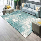 New geometric carpet multicolor polyester carpet pet-friendly stain-resistant indoor carpet for living room