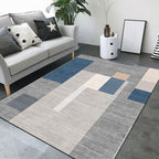 New geometric carpet multicolor polyester carpet pet-friendly stain-resistant indoor carpet for living room
