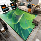 Multicolored Living Room Rug Unique Animal Print Rug Polypropylene Pet Friendly Washable Area Rug