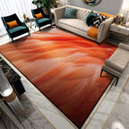 Multicolored Living Room Rug Unique Animal Print Rug Polypropylene Pet Friendly Washable Area Rug
