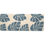 Green Bedroom Rug Modern Leaf Print Indoor Carpet Polypropylene Pet Friendly Stain Resistant Rug