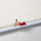 Modern children's room carpet Multicolor Cartoon pattern area rug Polyester non-slip stain-resistant rug